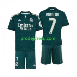 Real Madrid Dresy Fotbal Cristiano Ronaldo 7 Dětský Venkovní 2026-2027 Krátký rukáv