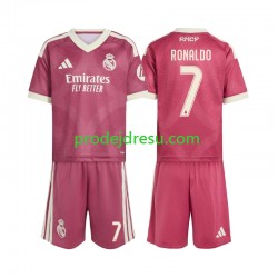 Real Madrid Dresy Fotbal Cristiano Ronaldo 7 Dětský Alternativní 2026-2027 Krátký rukáv