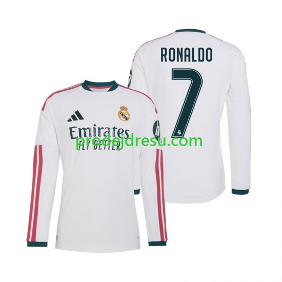 Real Madrid Dresy Fotbal Cristiano Ronaldo 7 Muž Domácí 2026-2027 Dlouhý rukáv