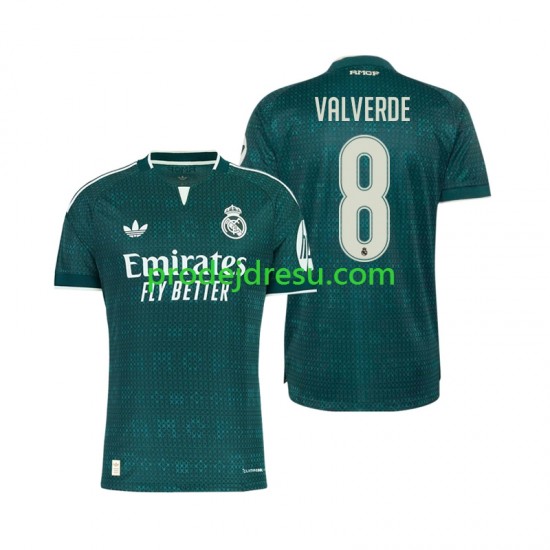 Real Madrid Dresy Fotbal Federico Valverde 8 Muž Venkovní 2026-2027 Krátký rukáv