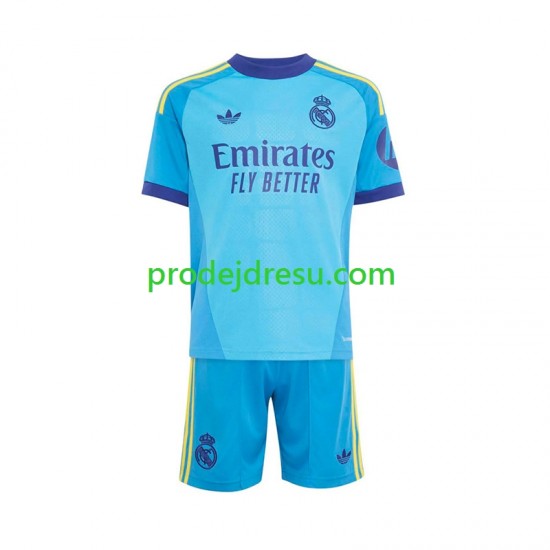 Real Madrid Dresy Fotbal Brankářské Dětský Venkovní 2026-2027 Krátký rukáv