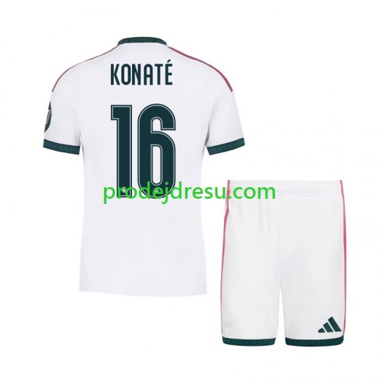 Real Madrid Dresy Fotbal Ibrahima Konate 16 Dětský Domácí 2026-2027 Krátký rukáv