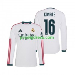 Real Madrid Dresy Fotbal Ibrahima Konate 16 Muž Domácí 2026-2027 Dlouhý rukáv