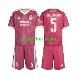 Real Madrid Dresy Fotbal Jude Bellingham 5 Dětský Alternativní 2026-2027 Krátký rukáv