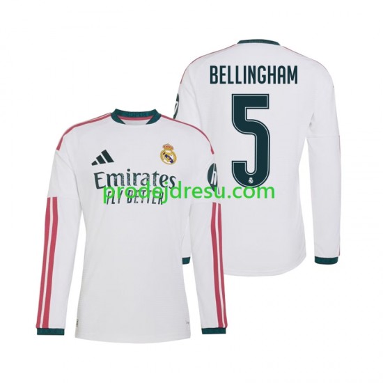 Real Madrid Dresy Fotbal Jude Bellingham 5 Muž Domácí 2026-2027 Dlouhý rukáv