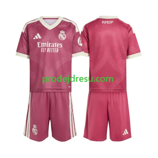 Real Madrid Dresy Fotbal Dětský Alternativní 2026-2027 Krátký rukáv