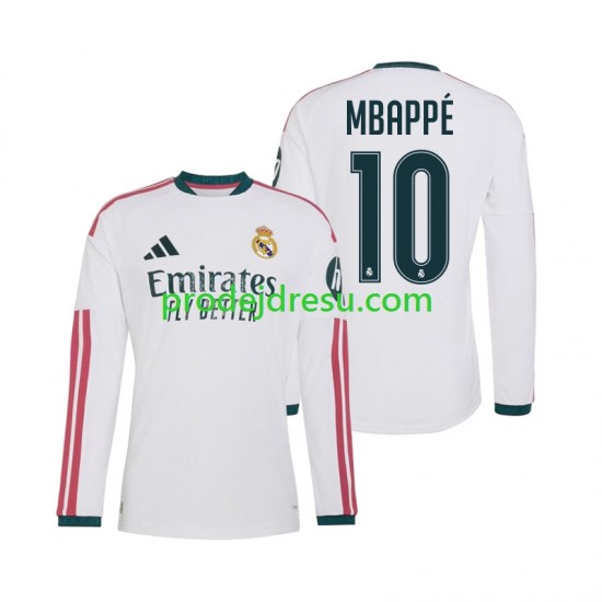 Real Madrid Dresy Fotbal Mbappé Kylian 10 Muž Domácí 2026-2027 Dlouhý rukáv
