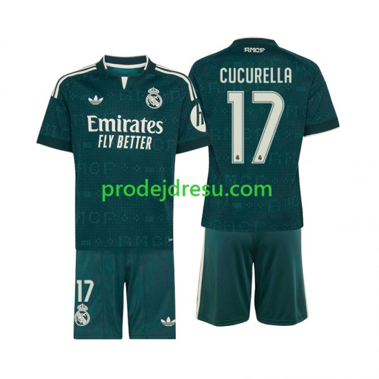 Real Madrid Dresy Fotbal Marc Cucurella 17 Dětský Venkovní 2026-2027 Krátký rukáv