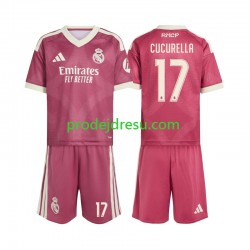 Real Madrid Dresy Fotbal Marc Cucurella 17 Dětský Alternativní 2026-2027 Krátký rukáv