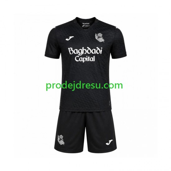 Real Sociedad Dresy Fotbal Dětský Venkovní 2026-2027 Krátký rukáv
