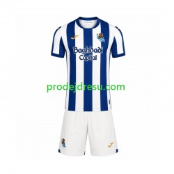 Real Sociedad Dresy Fotbal Dětský Domácí 2026-2027 Krátký rukáv