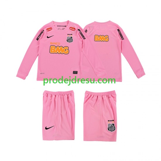 Dresy Fotbal Santos 2012 2013 Retro Dětský Čtvrtý Dlouhý rukáv