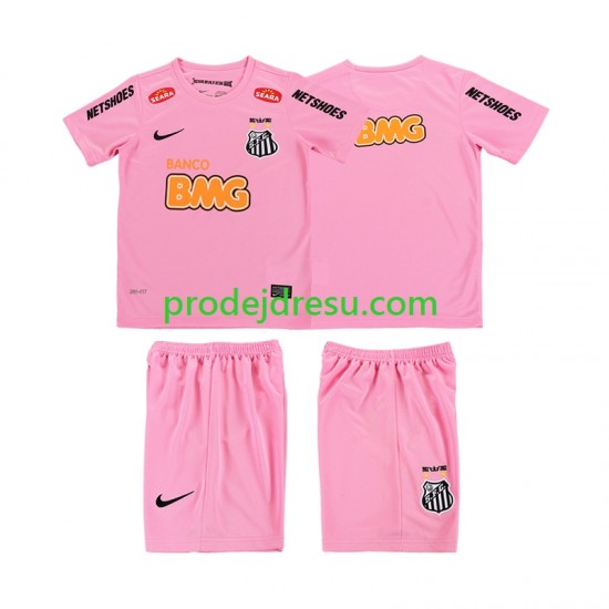 Dresy Fotbal Santos 2012 2013 Retro Dětský Čtvrtý Krátký rukáv