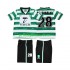 Sporting CP Dresy Fotbal Cristiano Ronaldo 28 2000 Retro Dětský Domácí 1999 Krátký rukáv