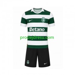 Sporting CP Dresy Fotbal Dětský Domácí 2026-2027 Krátký rukáv
