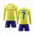 Dresy Fotbal Al-Nassr Cristiano Ronaldo 7 Dětský Domácí 2023-2024 Dlouhý rukáv