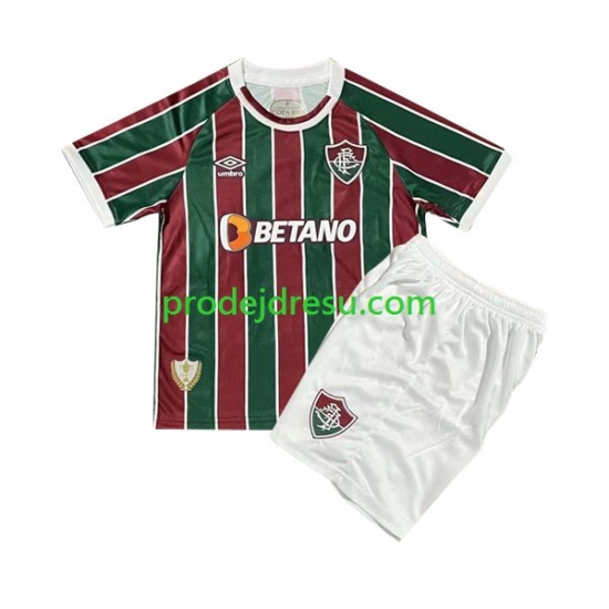 Fluminense Dresy Fotbal Marcelo 12 Dětský Domácí 2023-2024 Krátký rukáv