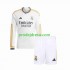 Real Madrid Dresy Fotbal Dětský Domácí 2023-2024 Dlouhý rukáv