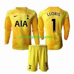 Tottenham Hotspur Dresy Fotbal Hugo Lloris 1 Brankářské Dětský Domácí 2022-2023 Dlouhý rukáv