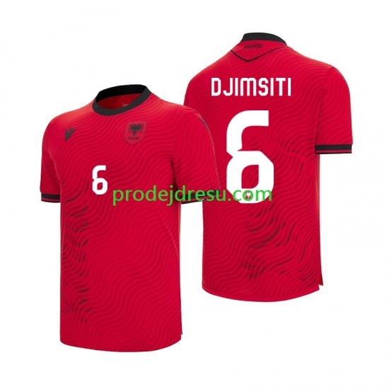 Albánie Dresy Fotbal Berat Djimsiti 6 Muž Domácí World Cup 2026 Krátký rukáv