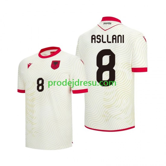 Albánie Dresy Fotbal Kristjan Asllani 8 Muž Venkovní World Cup 2026 Krátký rukáv