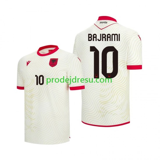 Albánie Dresy Fotbal Nedim Bajrami 10 Muž Venkovní World Cup 2026 Krátký rukáv