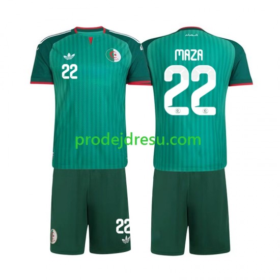 Alžírsko Dresy Fotbal Ibrahim Maza 22 Dětský Venkovní 2026 Krátký rukáv