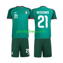 Alžírsko Dresy Fotbal Ramy Bensebaini 21 Dětský Venkovní 2026 Krátký rukáv