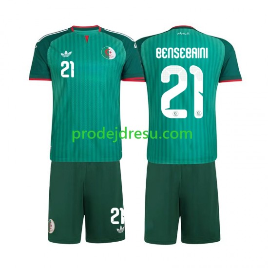 Alžírsko Dresy Fotbal Ramy Bensebaini 21 Dětský Venkovní 2026 Krátký rukáv