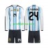 Argentina Dresy Fotbal Enzo Fernandez 24 Dětský Domácí World Cup 2026 Dlouhý rukáv