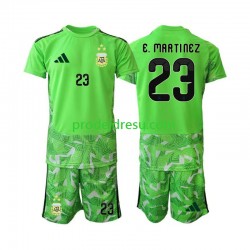 Argentina Dresy Fotbal Emiliano Martinez 23 Brankářské Dětský Alternativní World Cup 2026 Krátký rukáv