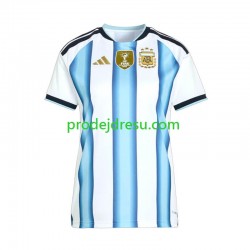 Argentina Dresy Fotbal Žena Domácí World Cup 2026 Krátký rukáv