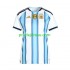 Argentina Dresy Fotbal Žena Domácí World Cup 2026 Krátký rukáv