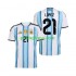 Argentina Dresy Fotbal Jose Manuel Lopez 21 Muž Domácí World Cup 2026 Krátký rukáv