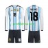 Argentina Dresy Fotbal Nico Paz 18 Dětský Domácí World Cup 2026 Dlouhý rukáv