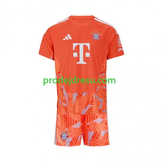 FC Bayern Mnichov Dresy Fotbal Brankářské Dětský Venkovní 2026-2027 Krátký rukáv