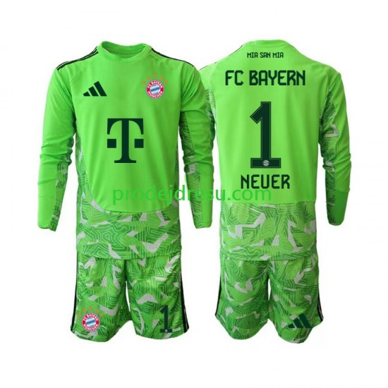 FC Bayern Mnichov Dresy Fotbal Manuel Neuer 1 Brankářské Dětský Domácí 2026-2027 Dlouhý rukáv