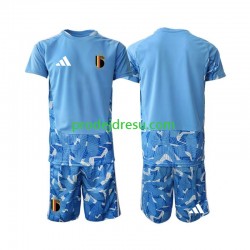 Belgie Dresy Fotbal Brankářské Dětský Domácí World Cup 2026 Krátký rukáv