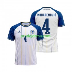 Bosna a Hercegovina Dresy Fotbal Tarik Muharemovic 4 Muž Venkovní World Cup 2026 Krátký rukáv