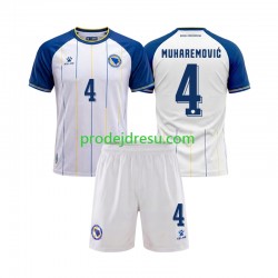 Bosna a Hercegovina Dresy Fotbal Tarik Muharemovic 4 Dětský Venkovní World Cup 2026 Krátký rukáv