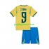 Brazílie Dresy Fotbal Matheus Cunha 9 Chidlren Domácí World Cup 2026 Krátký rukáv