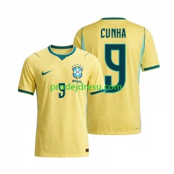 Brazílie Dresy Fotbal Matheus Cunha 9 Muž Domácí World Cup 2026 Krátký rukáv