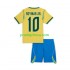 Brazílie Dresy Fotbal Neymar JR 10 Dětský Domácí World Cup 2026 Krátký rukáv