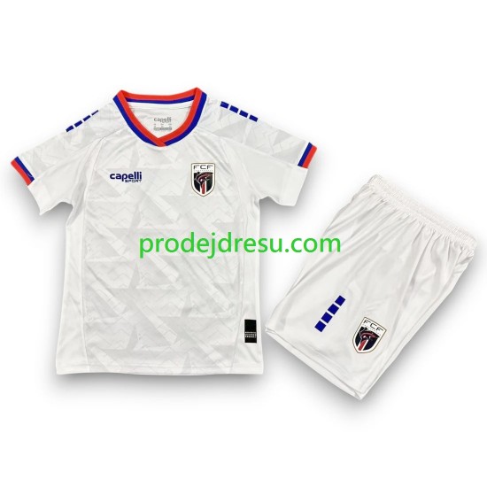 Dresy Fotbal Cape Verde Dětský Venkovní World Cup 2026 Krátký rukáv