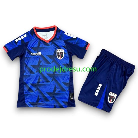 Dresy Fotbal Cape Verde Dětský Domácí World Cup 2026 Krátký rukáv