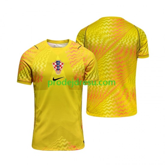 Chorvatsko Dresy Fotbal Brankářské Muž Domácí World Cup 2026 Krátký rukáv