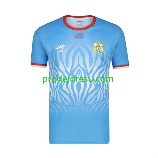 Dresy Fotbal DR Congo Muž Venkovní World Cup 2026 Krátký rukáv