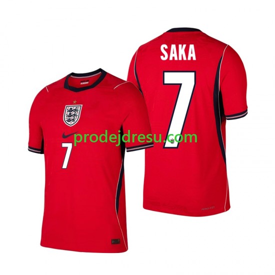 Anglie Dresy Fotbal Bukayo Saka 7 Muž Venkovní World Cup 2026 Krátký rukáv