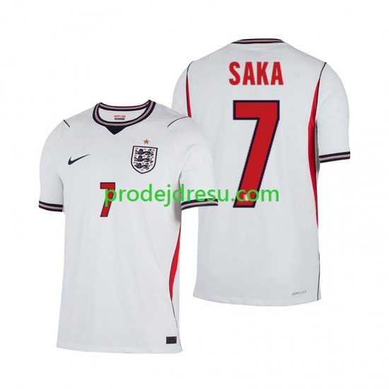 Anglie Dresy Fotbal Bukayo Saka 7 Muž Domácí World Cup 2026 Krátký rukáv