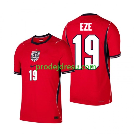 Anglie Dresy Fotbal Eberechi Eze 19 Muž Venkovní World Cup 2026 Krátký rukáv